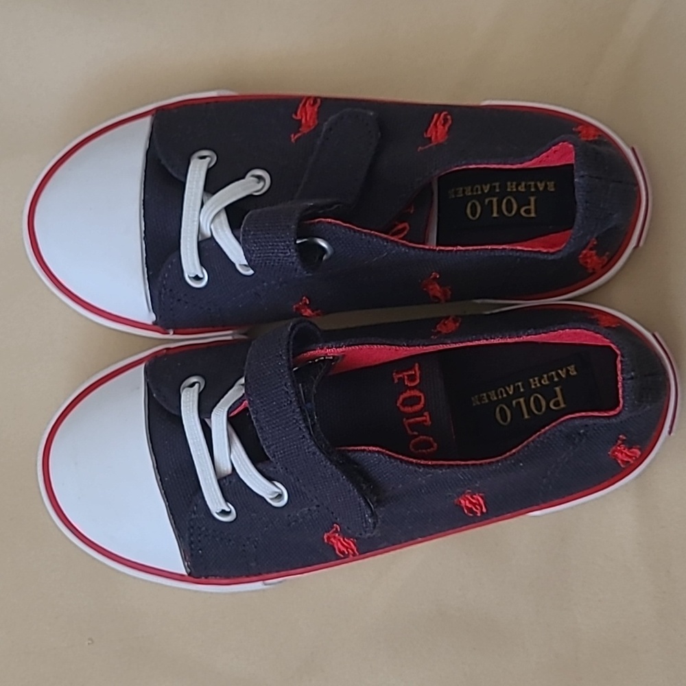 Polo Ralph Lauren Toddler Kody Shoe - Navy/Red